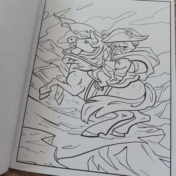 The GOAT dressed pets adult Coloring book by Crayola! EPIC art!!! New unused! - Picture 6 of 7